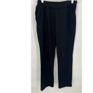 Under Armour Pants Mens Small Black Athletic Jogger Loose Coldgear Sportswear